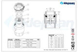 Yaylı Dik Çekvalf (Sessiz Model) 1.1/2''