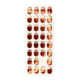 Sticker Kabartmalı Stiker Defter, Planlayıcı Etiket uğurböceği (cb372) 16x7 cm