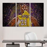 Kobe Bryant Los Angeles Lakers Kanvas Tablo / Black Mamba-5151