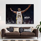 Kobe Bryant Los Angeles Lakers Kanvas Tablo / Black Mamba-5152