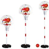 Ayarlanabilir Basketbol Potası ve Şişme Pilates Eşeği + Şişirme Pompası Çocuk Spor Seti