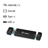 NPO DK01 USB-A/Type-C 1000/900Mb/s 512GB 22x42 M.2 NVMe Taşınabilir Harici SSD