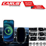 CARUB Telefon Tutucu Araç İçi Wireless Şarjlı