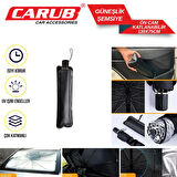 CARUB Güneşlik Ön Şemsiye Katlanır Orta 130x75