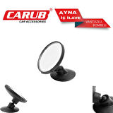 CARUB Ayna İç Vantuzlu Bombeli Yuv.8cm Vakum KÜÇÜK 2 ADET