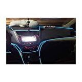 CARUB Araç İçi Torpido Ledi 12v İp Neon Mavi 2MT