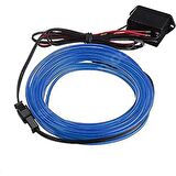 CARUB Araç İçi Torpido Ledi 12v İp Neon Mavi 2MT