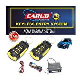 CARUB B2 Açma Kapama 24V S.Çıkışlı Krom (SARI-SİYAH) 