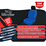 Havlu Mikrofiber Oto Atlet Kılıf Universal