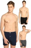 Erkek Füme 6 Adet Tutku Pamuklu Düğmeli Boxer Füme 0117.