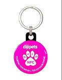 MVG Store Dijipets Pembe Pati Dostu Akıllı Tasma Dijital Künye Ve Konum Bilgisi (Kayıp İlanı Vermeye Son)