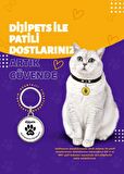 MVG Store Dijipets Pembe Pati Dostu Akıllı Tasma Dijital Künye Ve Konum Bilgisi (Kayıp İlanı Vermeye Son)