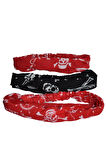 Bandana 3 lü kurukafa seti