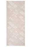 Lowell Koleksiyonu Yıkanabilir, Kesme, Kaymaz Taban Salon,Oturma Odası,Mutfak,Antre,Koridor Halısı B01012-Krem