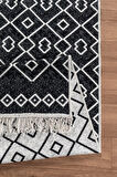 Arya Vl Çift Taraflı,katlanabilir,yıkanabilir,yüksek Kalite Pamuk Salon,oturma Odası,balkon Kilim Krem-Antrasit 3