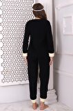 Fwn 3028 Peluş Welsoft Polar Kışlık Yumoş Kadın Pijama Takımı