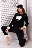 Fwn 3028 Peluş Welsoft Polar Kışlık Yumoş Kadın Pijama Takımı