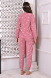 Fawn 3024 Peluş Welsoft Polar Kışlık Yumoş Kadın Pijama Takımı
