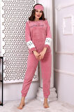 Fwn 3012 Peluş Welsoft Polar Kışlık Yumoş Kadın Pijama Takımı