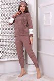 Fwn 3012 Peluş Welsoft Polar Kışlık Yumoş Kadın Pijama Takımı
