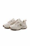 U.S. Polo Assn. MAYBE WMN Bej Kalın Taban Kadın Sneaker Ayakkabı