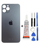 İphone 12 Pro Arka Kapak Cam +Yapıştırıcı B700 + Tamir Seti