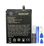 Reeder S19 Max Pil Batarya 3950 mAh+Tamir Seti