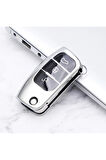 Ecosport Lüx Anahtar Kılıfı Gümüş Renk