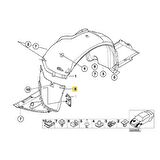 BMW E46 ÖN SAĞ DAVLUMBAZ ÖN PARÇA OEM NO 51718193812