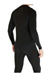 Unisex Siyah Alt Üst Takım Termal Içlik bere hediyeli