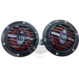 Empar Hella Tip Süper Tone Küçük Kafa Korna Seti 12 Volt 2 Adet