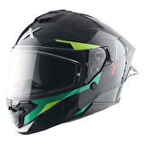 AXOR BRUTALE KRYPTIC FULL FACE PARLAK SİYAH YEŞİL