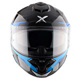AXOR BRUTALE KRYPTIC FULL FACE PARLAK SİYAH MAVİ