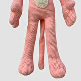 Uretti - Tuğba 9352 - El Yapımı Amigurumi Pembe Panter 55 cm - Pembe