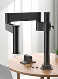 BST-X101 MİKROSKOP KATLANIR 360 DERECE TEK KOL SABİT KALDIRMA MİKROSKOP TUTUCUSU AKSESUAR