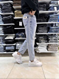 Yırtık Detay Karbeyaz Boyfriend Jean Csl 090