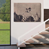 Süpürgedel Uçan Cadı, Dekoratif DuvarTablosu-5191