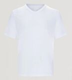 Erkek Kısa Kol V Yaka Slimfit Likralı Düz Mody Tişört