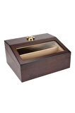 Falconetti Kahverengi Camlı Humidor Puro Kutusu rc11