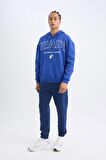 DeFactoFit NBA Miami Heat Boxy Fit Kapüşonlu Kanguru Cepli Kalın Sweatshirt D3229AX24WNBE181