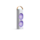 Truebo AirWind - Masaüstü Buhar Püskürtmeli Taşınabilir Şarjlı Led Işıklı Çift Fanlı Vantilatör