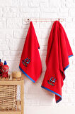 Özdilek Spiderman Red Disney Lisanslı 2'Li Havlu Set