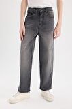 DeFacto Erkek Çocuk Loose Fit Düz Paça Basic Düz Jean Pantolon D6489A825SMNM55