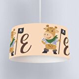 Harf Serisi Dijital Baskılı Sarkıt Avize Model 010