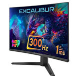 Casper Excalibur 27" 300HZ 1MS 400NIT Fast VA Curved HDR10 Oyuncu Monitörü