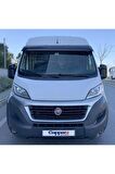 Fiat Ducato Ön Cam Güneşliği Siperlik Vizör Şapka Terek Akrilik (ABS) Piano Black 2014 Üzeri