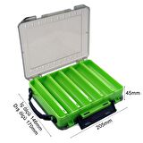 Shufa Lure Box Çift Taraflı Kutu 145mm - Yeşil
