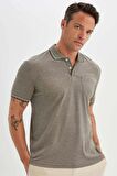 DeFacto New Regular Fit Kısa Kollu Basic Düz Polo Tişört C6004AX24SMGN924