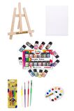 Mini Şövale Funny Kids Kids 20 Ml 12 Renk Akrilik Boya 25x35 Tuval Akrilik Başlangıç Seti
