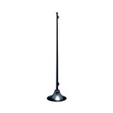 Flag Staff, Tilted, Screw-Type, L.300mm, Black